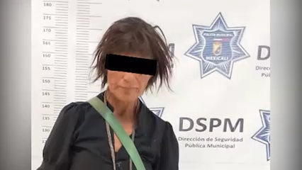 Detienen a mujer en Mexicali por tentativa de homicidio tras amenazar a víctima con cuchillo