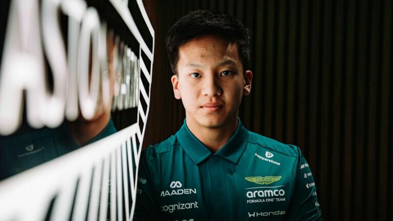 Aston Martin ficha al joven talento chino para su equipo de Fórmula 1