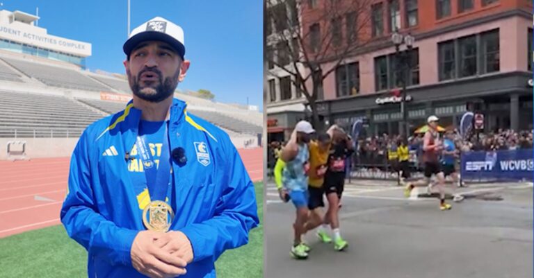 Israel Rivera de El Paso Impacta en el Maratón de Boston con Inspirador Gesto de Solidaridad