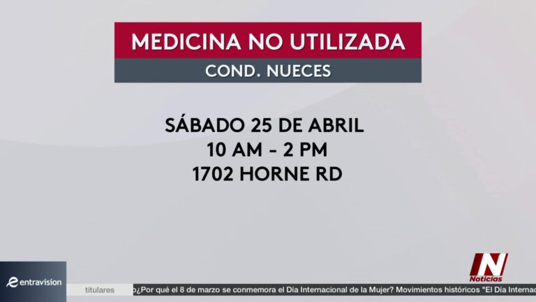Condado de Nueces Se Une al Día Nacional para la Recolección de Medicamentos: Seguridad y Cuidado Comunitario