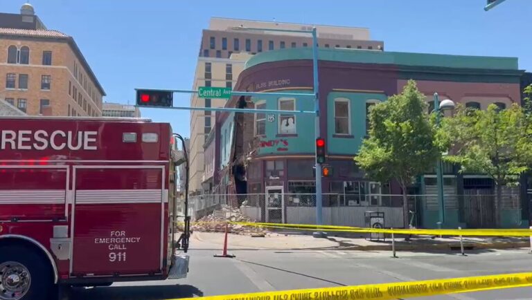 Colapso del Lindy’s Diner en el Centro de Albuquerque Genera Alarma