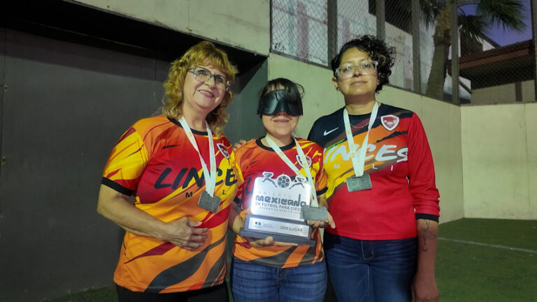 Logran segundo lugar en nacional de fútbol de ciegas