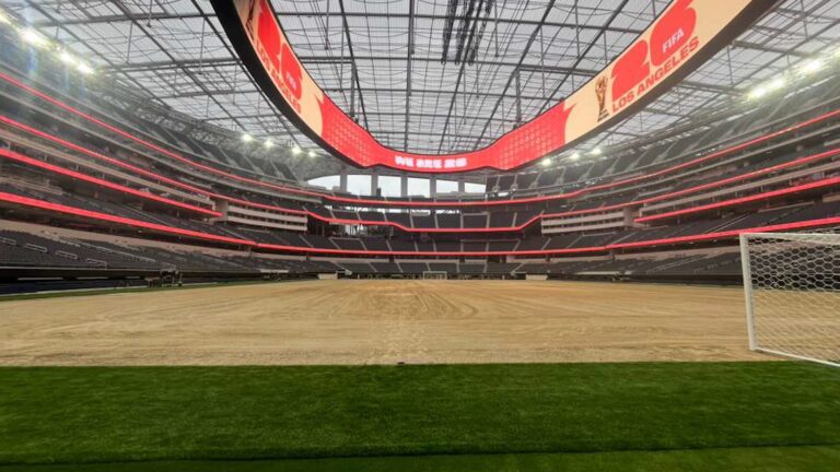 Los Ángeles se prepara, su estadio entra en transformación total rumbo a la fiesta del fútbol