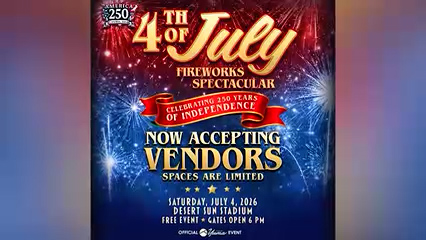 Yuma abre convocatoria para comerciantes para celebración del 4 de julio en el Desert Sun Stadium