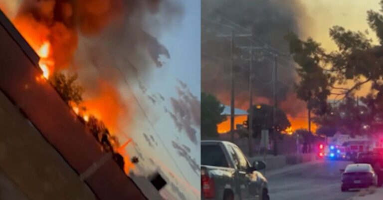 Bomberos de El Paso Inspeccionan Puntos Calientes tras Incendio en Dyer y Lincoln