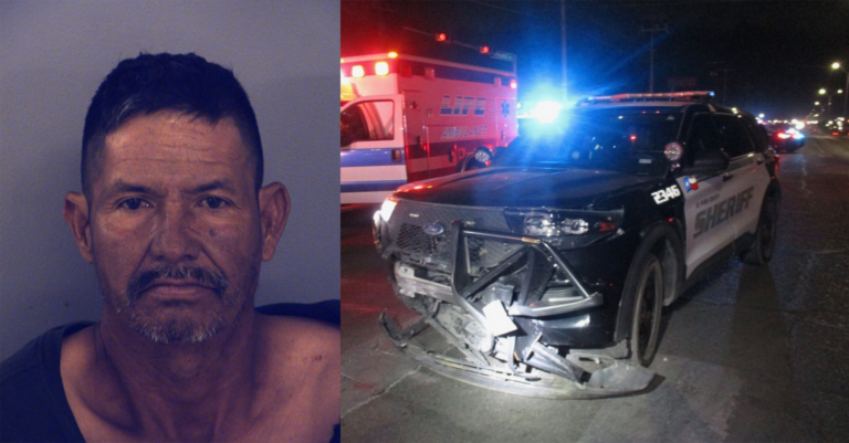 Conductor Ebrio Impacta Patrulla del Sheriff en El Paso Durante Accidente Vial