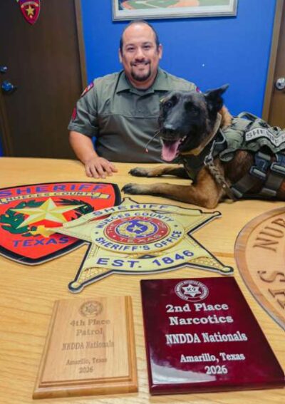 K9 Hera lidera en la competencia nacional de narcóticos