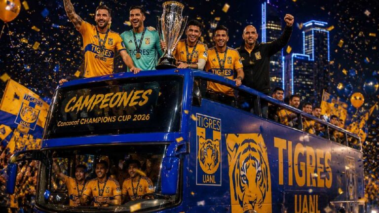 Desfile de Tigres: Celebración máxima si ganan la Concachampions 2026