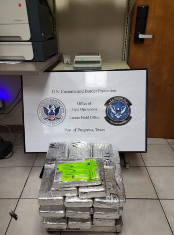 Impactante decomiso de cocaína por $1.1 millones en el Puente Internacional de Progreso