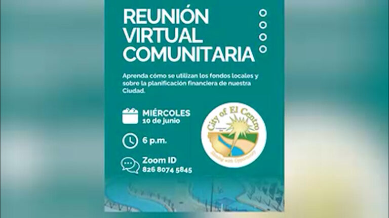 El Centro invita a reunión virtual en español sobre el presupuesto municipal