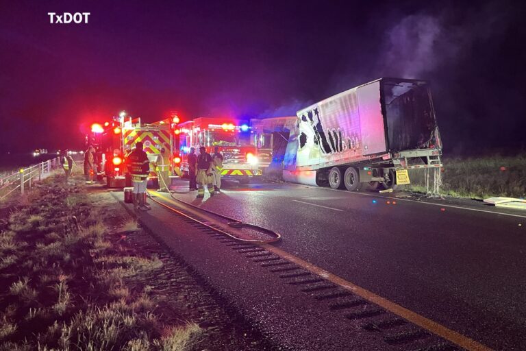 Tráiler en Llamas tras Persecución Policial por Contrabando Humano cerca de Linn