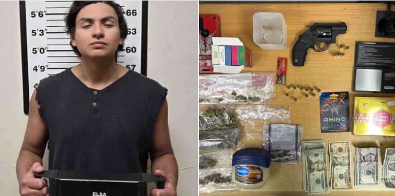Arresto en Elsa: Hombre Capturado con Armas, Drogas y Vapeadores de THC