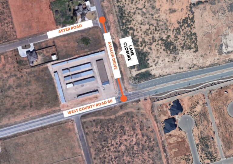Cierres de Tráfico en Midland: Extensión de Obras en Avalon Drive