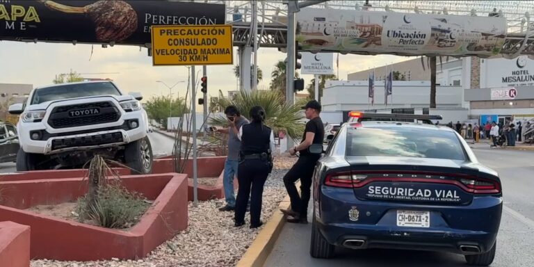 Accidente en Paseo de la Victoria: Conductor Dormido al Volante Afecta Tránsito en Ciudad Juárez