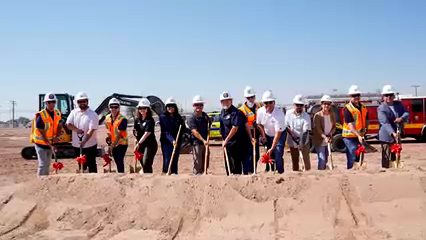 Inicia construcción del nuevo parque comunitario en Calipatria que abrirá en junio del próximo año