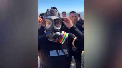 Entrenamiento policial en Salinas: cadetes practican exposición a gas lacrimógeno