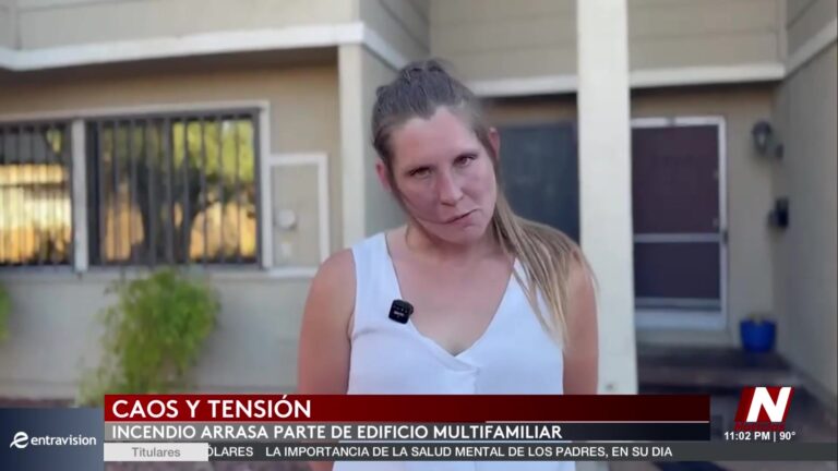 Incendio en Las Vegas deja a tres familias sin hogar en Paradise Village Way