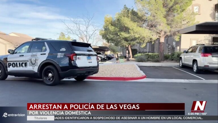 Arresto en el LVMPD: oficial enfrenta 5 cargos graves de violencia doméstica en Las Vegas