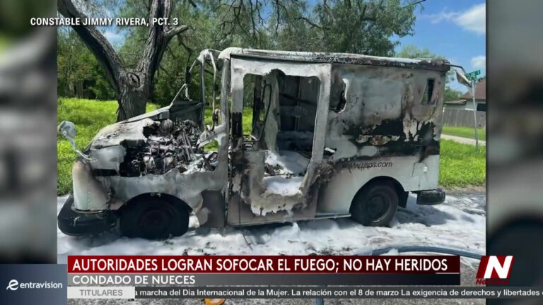 Incendio vehicular en Bishop fue sofocado sin lesionados gracias a rápida respuesta de emergencia