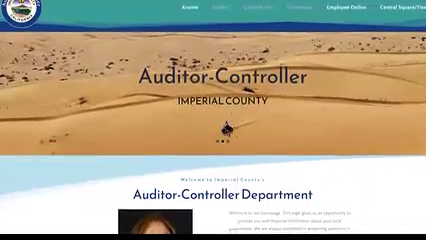 Auditora del Condado de Imperial solicita representación legal independiente por presunto conflicto de interés