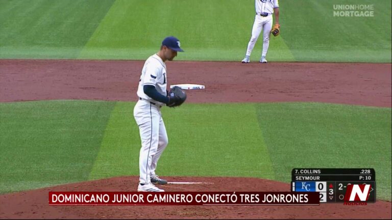 Junior Caminero hace historia con tres cuadrangulares en la victoria de los Tampa Bay Rays