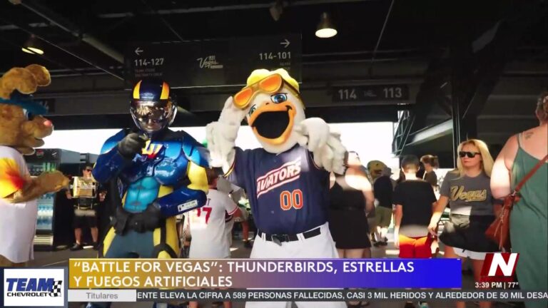 Beetle for Vegas en Las Vegas Ballpark: el evento benéfico arranca con un sobrevuelo espectacular