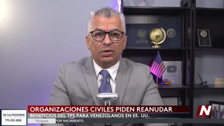 TPS para venezolanos: exiliados piden su reinstauración tras los terremotos en Venezuela