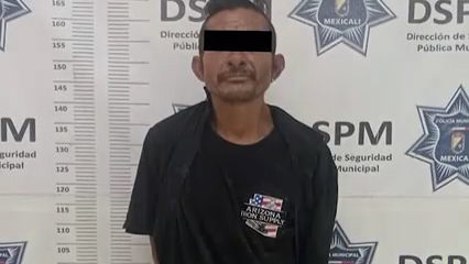 Detienen en Mexicali a hombre acusado de tentativa de homicidio
