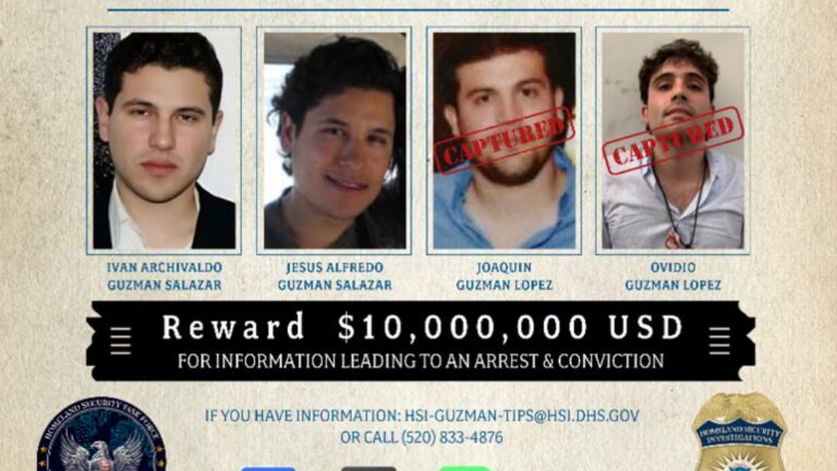 Los Chapitos: Estados Unidos ofrece recompensa de 10 millones por Iván Archivaldo y Jesús Alfredo Guzmán