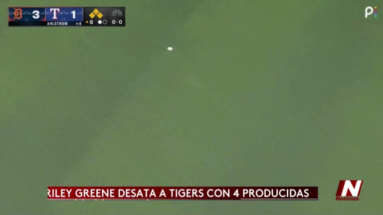 MLB: Rangers de Texas caen ante Detroit Tigers y Astros de Houston aseguran la serie