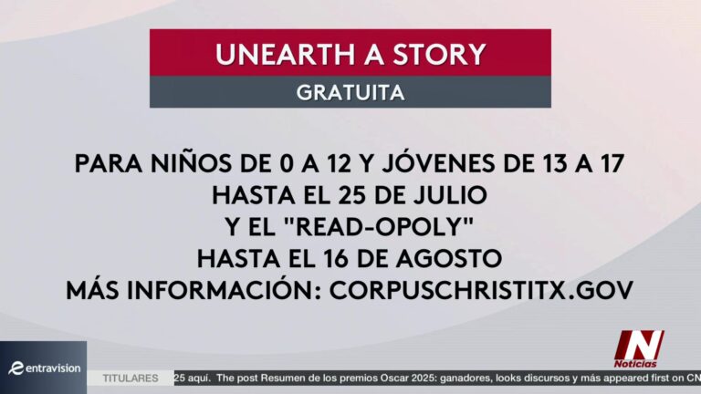 Bibliotecas de Corpus Christi impulsan la lectura infantil con el programa de verano “Tu Tierra, Tu Historia”