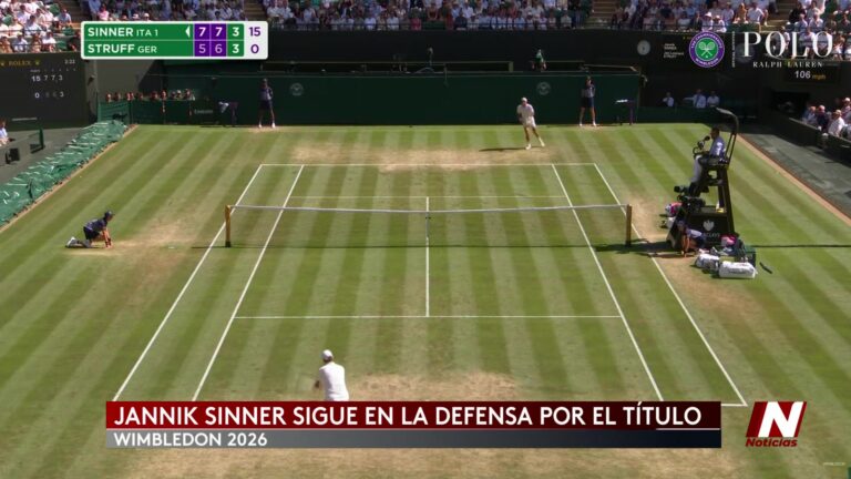 Wimbledon: el número uno del mundo avanza a semifinales con paso firme