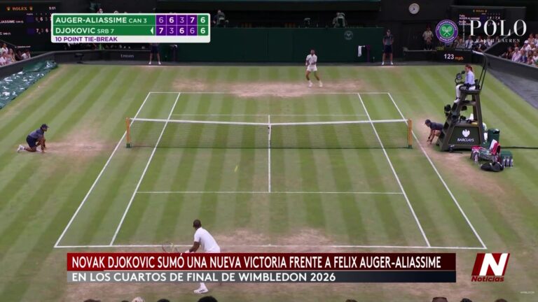 Novak Djokovic logra una victoria maratónica en Wimbledon 2026 y hace historia