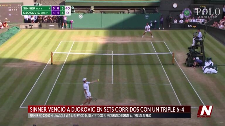 Wimbledon 2026: Yannick Sinner derrota a Novak Djokovic y avanza a la final