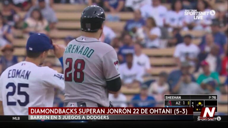 MLB: Diamondbacks completan la barrida ante Dodgers en el Dodger Stadium