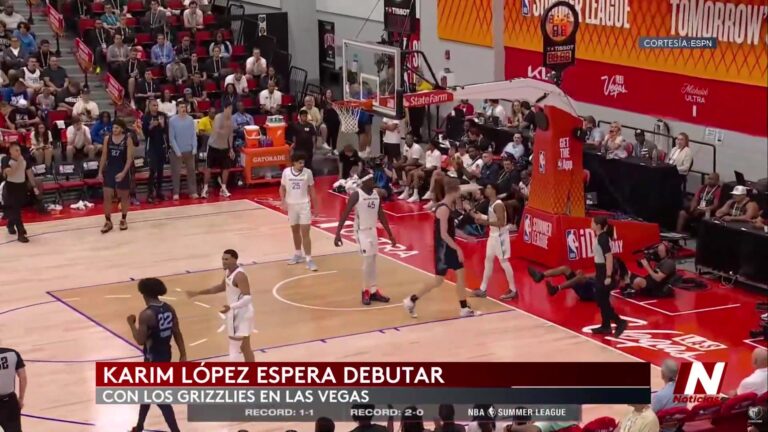 Karim López: lesión en la pantorrilla retrasa su debut en la NBA Summer League