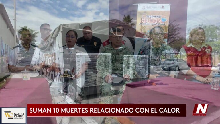 Baja California suma 10 muertes por calor extremo; Mexicali concentra la mayoría de los casos