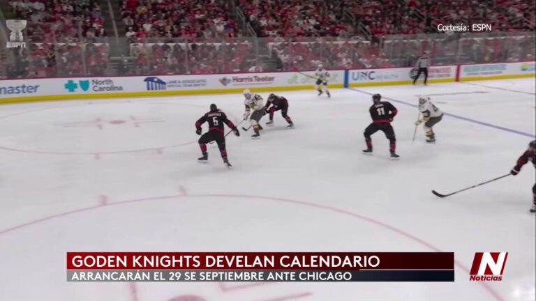 Golden Knights presentan calendario 2026-2027 de la NHL y un logo conmemorativo por su décima temporada
