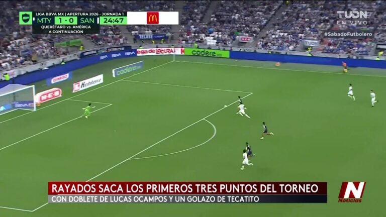 Rayados de Monterrey debutan con triunfo en el Apertura 2016 ante Santos Laguna
