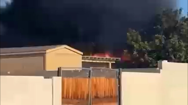 Explosión de tanque de gas propano destruye vivienda en Yuma