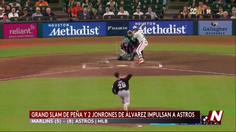 Astros de Houston rompen su mala racha en la MLB tras vencer 8-5 a los Marlins