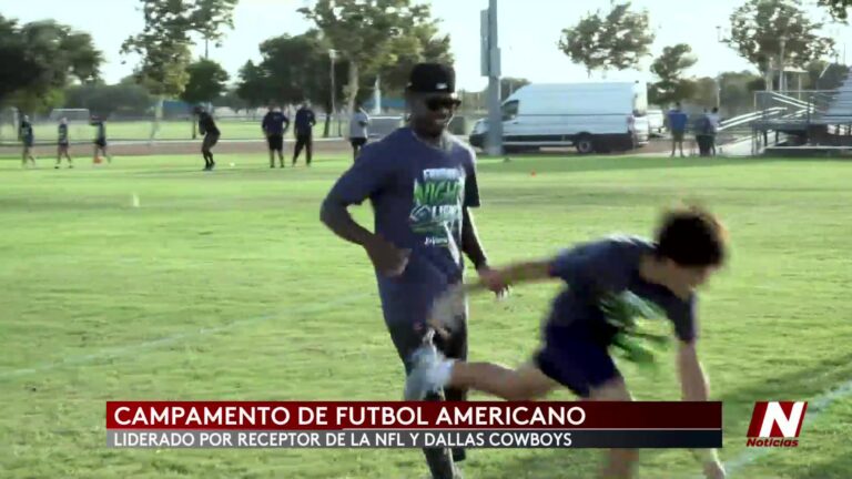 Campamento de verano de Javante Scherper impulsa el fútbol americano juvenil en el sur de Texas