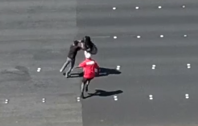 Drones de la policía en Las Vegas captan vandalismo y facilitan el arresto de un sospechoso