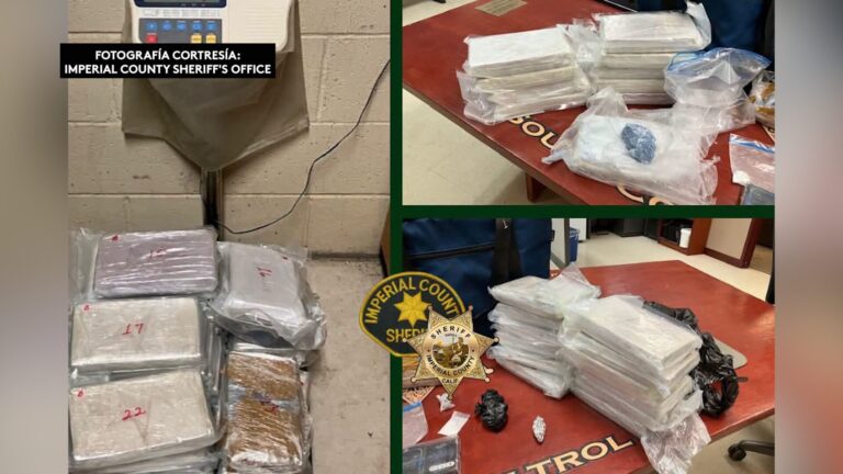 Decomisan más de 53 libras de droga avaluadas en más de 700 mil dólares en el Condado Imperial
