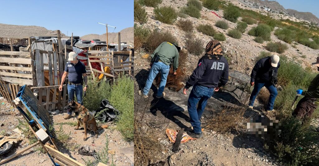 Autoridades realizan hallazgo de restos óseos calcinados en el Camino Real