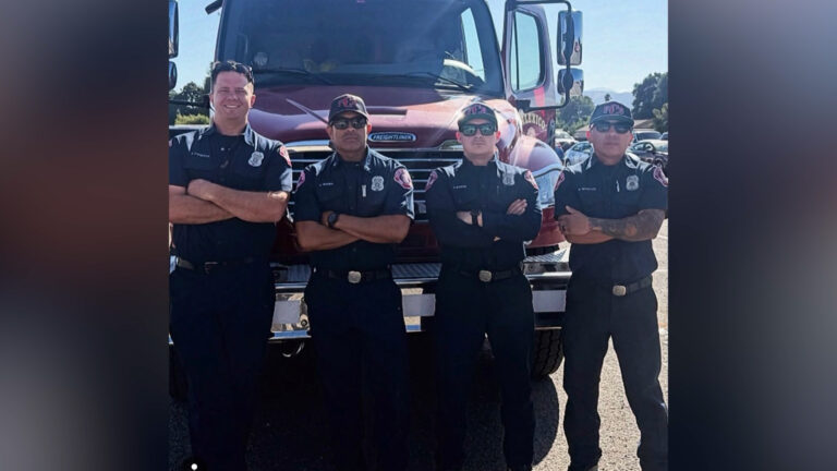 Bomberos de Calexico viajan a Monterey para combatir el incendio Timber