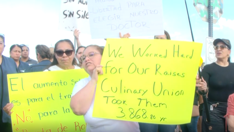Protesta genera disputas por salarios y salud en la sede de la Unión Culinaria