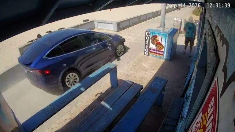 Conductor es arrestado tras presuntamente robar un Tesla y recorrer a toda velocidad el paseo marítimo de Pacific Beach