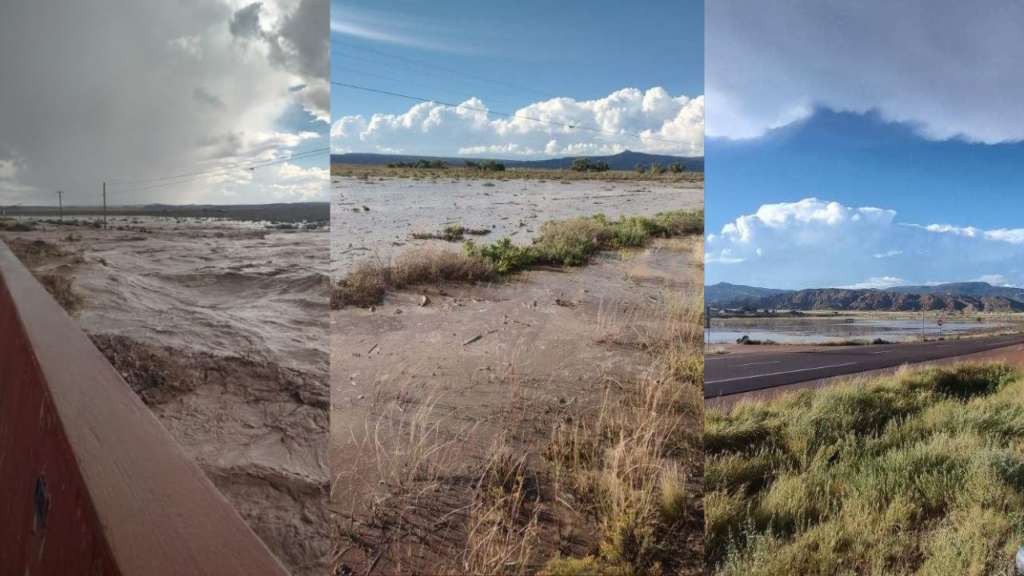 El Departamento de Transporte de Nuevo México advierte sobre inundaciones repentinas en carreteras del estado