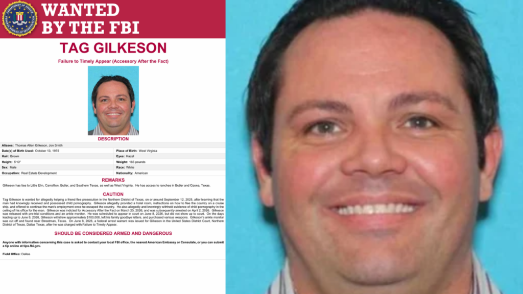 Armado y peligroso: FBI busca a prófugo de Texas acusado de complicidad en caso de pornografía infantil